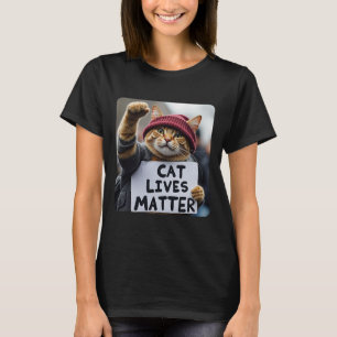 Donald Trump 2025 Cats Live Problem T-Shirt