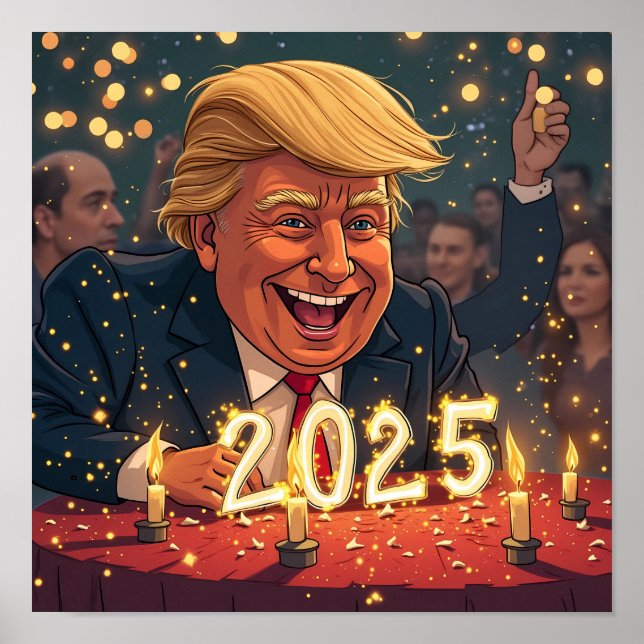 Donald Trump 2025 Poster (Vorne)