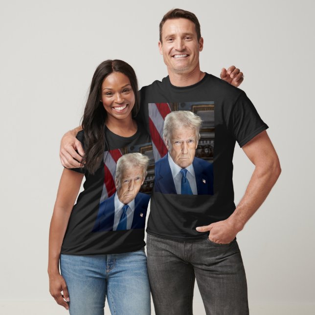 Donald Trump 2025 US-Präsident Portrait T-Shirt (Unisex)