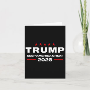 Donald Trump 2028 Behielt Amerika große Wahlen - d Karte