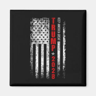 Donald Trump 2028 Behielt Amerika große Wahlen USA Magnet