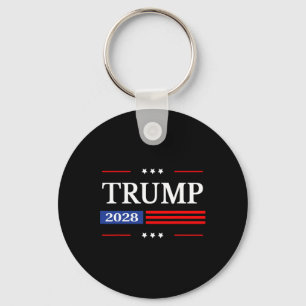 Donald Trump 2028 Präsident American Flag Pro Trum Schlüsselanhänger