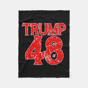 Donald Trump 2028 Trump 45. 47. 48. Fleecedecke
