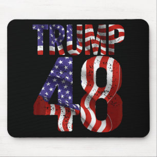 Donald Trump 2028 Trump 45 47 48. Mousepad