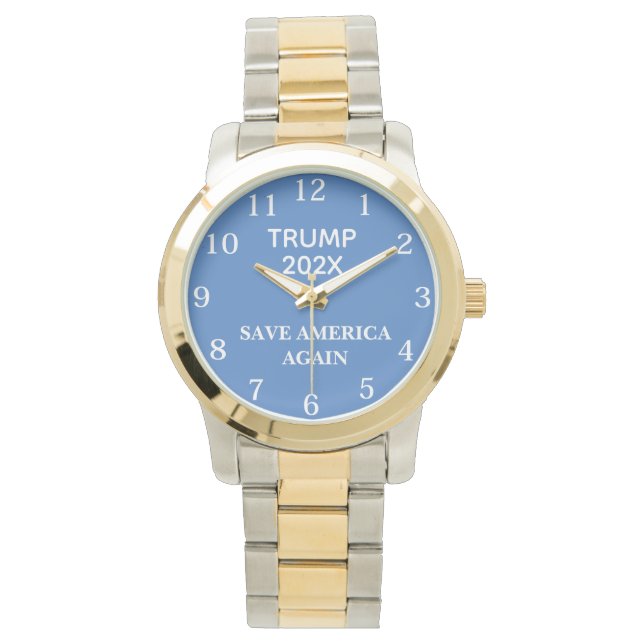 Donald Trump 202X Armbanduhr (Vorderseite)