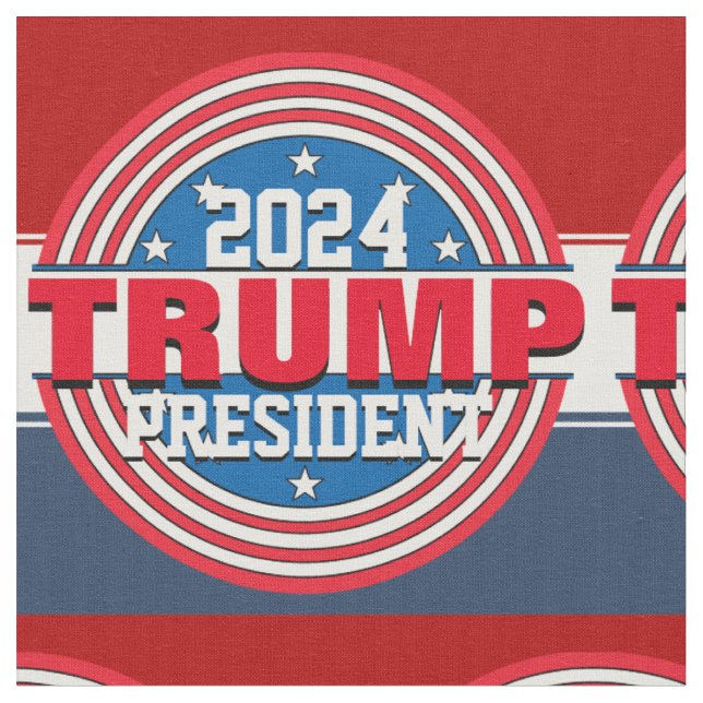 Donald Trump 24 Stoff (Nahaufnahme)