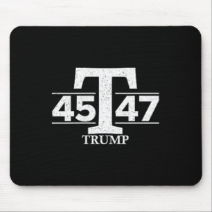 Donald Trump 45 47 45. 47. Präsident Mousepad