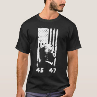 Donald Trump 45 47 - Amerikanische Flagge Trump 20 T-Shirt