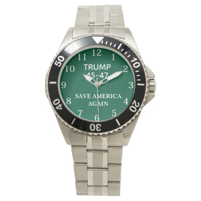Donald Trump 45-47 Armbanduhr (Vorderseite)