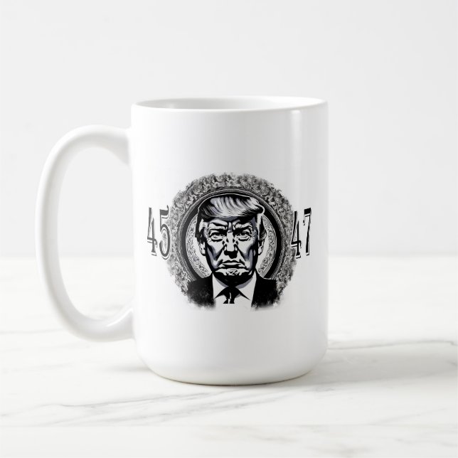 Donald Trump 45/47 Kaffeetasse (Links)