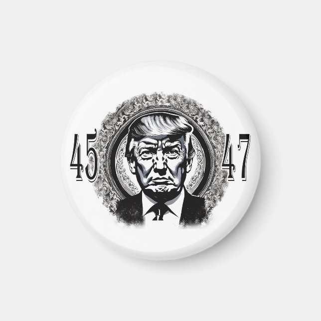 Donald Trump 45/47 Magnet (Vorne)