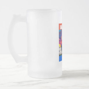 DONALD TRUMP - 45 & 47 MATTGLAS BIERGLAS