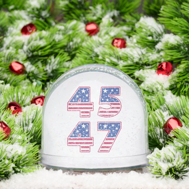 Donald Trump 45-47 Schneekugeln (Weihnachten)
