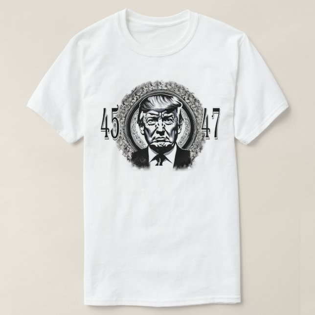 Donald Trump 45/47 T-Shirt (Design vorne)