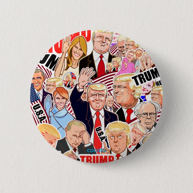 Donald Trump.45th President of the U.S.A. Button (Vorderseite)
