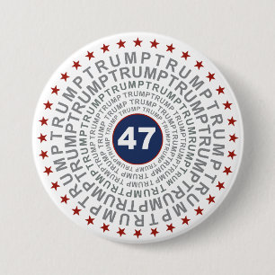 Donald Trump '47' Button