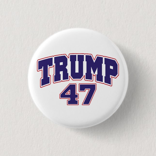 Donald Trump 47 Button (Vorderseite)