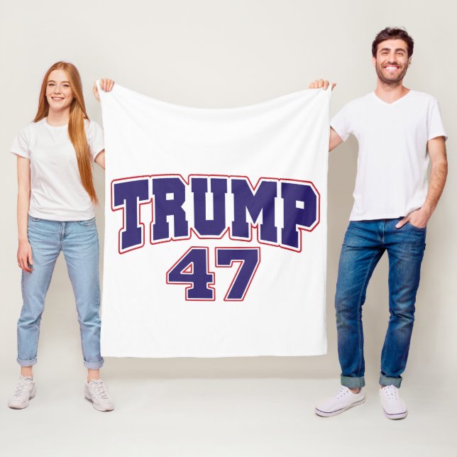 Donald Trump 47 Fleecedecke (Beispiel)