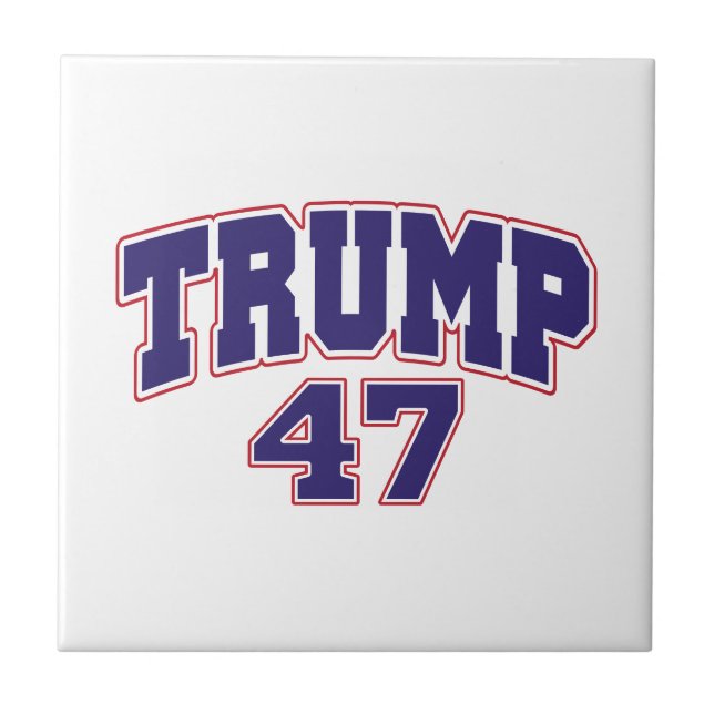 Donald Trump 47 Fliese (Vorderseite)