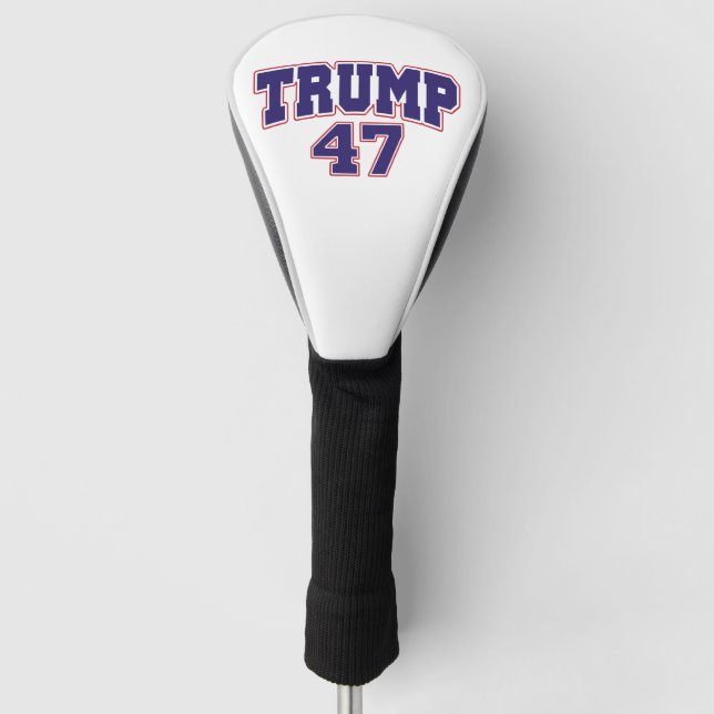 Donald Trump 47 Golf Headcover (Vorderseite)