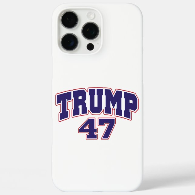 Donald Trump 47 iPhone 16 Pro Max Hülle (Rückseite)