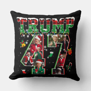 Donald Trump 47. Präsident 2024 Weihnachten Weihna Kissen