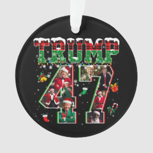 Donald Trump 47. Präsident 2024 Weihnachten Weihna Ornament