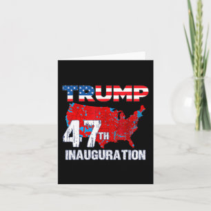 Donald Trump 47. Präsident 2025 Amtseinführung USA Karte