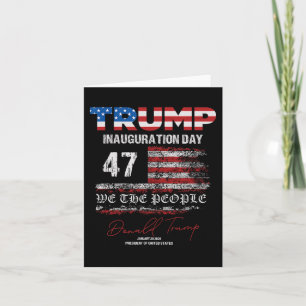 Donald Trump 47. Präsident 2025 Amtseinführung USA Karte