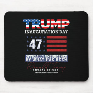 Donald Trump 47. Präsident 2025 Amtseinführung USA Mousepad