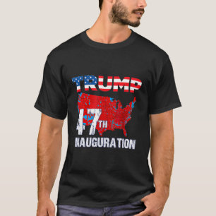 Donald Trump 47. Präsident 2025 Amtseinführung USA T-Shirt