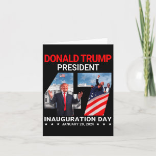 Donald Trump 47. Präsident Inaugurationstag Januar Karte