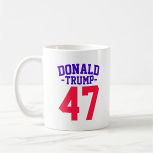 Donald Trump 47 Präsidentschaftswahl 2024 Kaffeetasse
