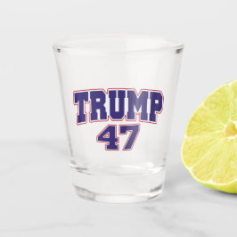 Donald Trump 47 Schnapsglas