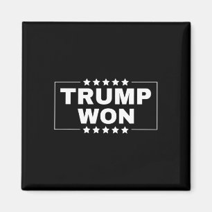 Donald Trump 47. US-Präsident T-Shirt Trump Won El Magnet