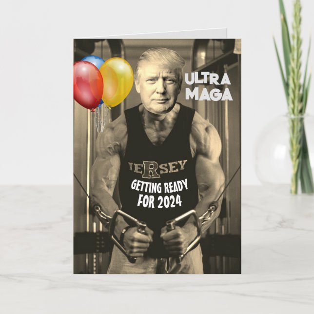 DONALD TRUMP A REMPLI LES CARTES D'ANNIVERSAIRE (Devant)