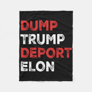 Donald Trump abschieben Elon deportieren Fleecedecke
