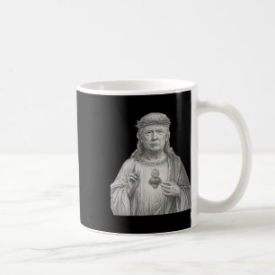Donald Trump als Jesus - Glaube und Patriotismus f Kaffeetasse