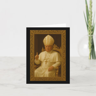 Donald Trump als Papst Vatikan Meme Karte