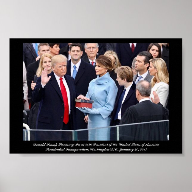 Donald Trump als Präsident Poster (Vorne)