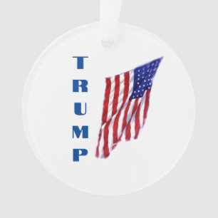 Donald Trump American Flag Pop Art