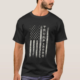 Donald Trump American Vintag USA Flag T-Shirt