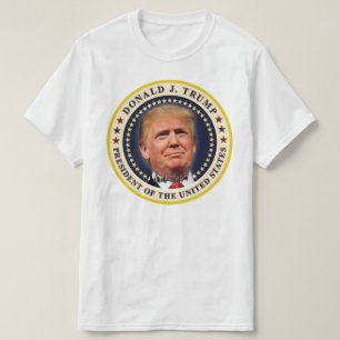 Donald Trump Amtseinführung Gold Sterne Souvenir T-Shirt