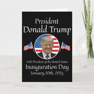 Donald Trump Amtseinführungsfeier 2025 47. Usa Prä Karte