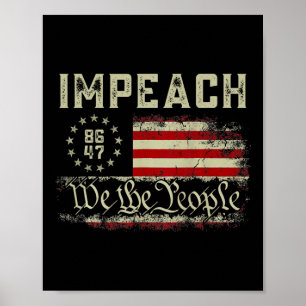 Donald Trump anklagen Protest gegen Trump Poster