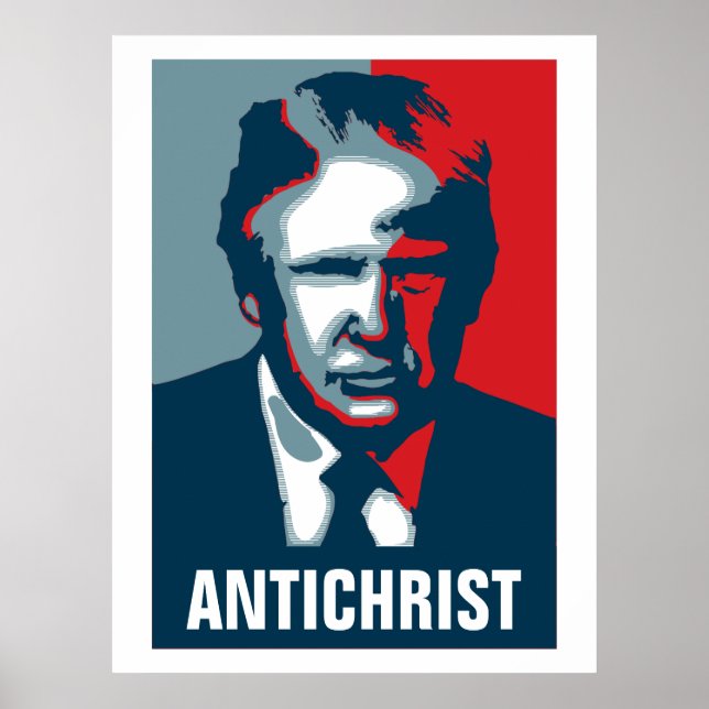 Donald Trump ANTICHRIST Poster (Vorne)