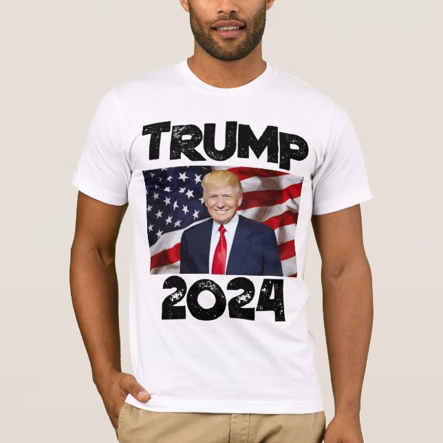 DONALD TRUMP ARRESTATION DE T-SHIRTS 2024 (Devant)
