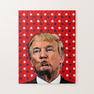 DONALD TRUMP BAISER PUZZLE FACILE