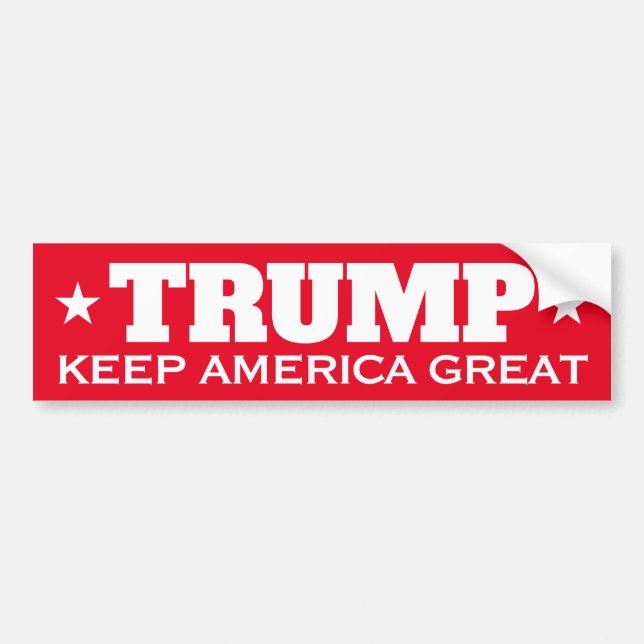 Donald Trump bei den Wahlen 2024 Behielt Amerika G Autoaufkleber (Vorne)