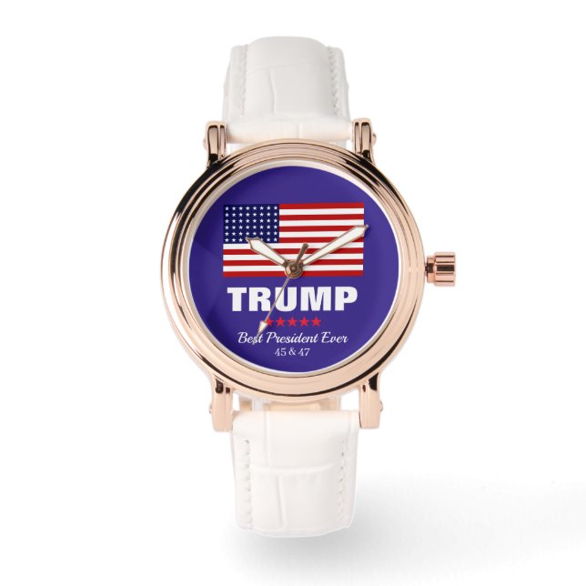 DONALD TRUMP BEST PRESIDENT EVER WATCH ARMBANDUHR (Vorderseite)